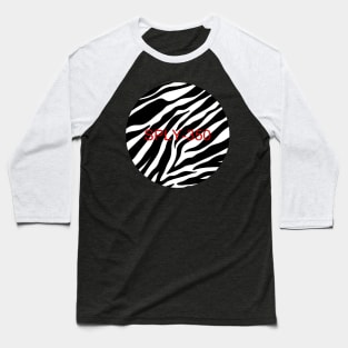 Zebra circle Baseball T-Shirt